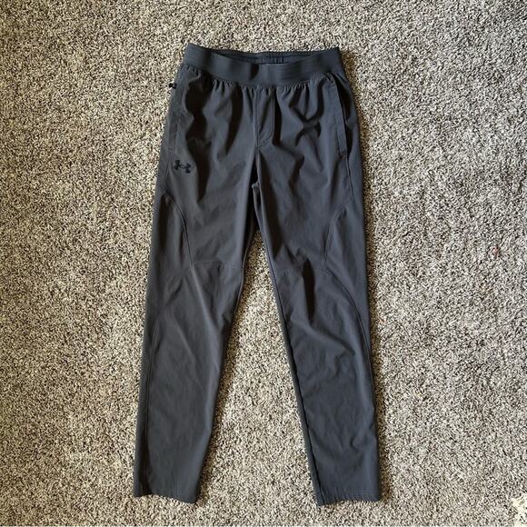 Youth Under Armour Gray Lightweight Sweatpants Youth Boy Large - Picture 1 of 15